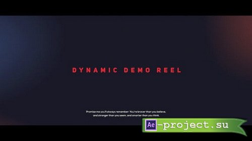 Dynamic Demo Reel 21661659 - Project for After Effects (Videohive)