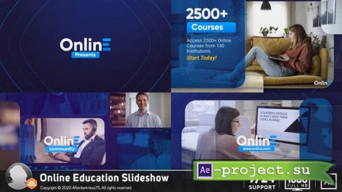 Videohive - Online Education Slideshow - 26737959 - Project for After Effects