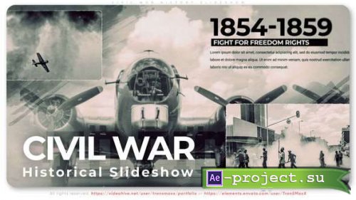 Videohive - Civil War History Slideshow - 27546794 - Project for After Effects