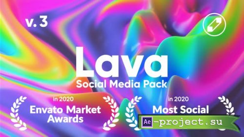 Videohive - Lava | Social Media Pack V3 (24118486) - Project & Script for After Effects