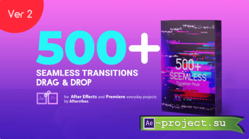 Videohive - Transitions V2 - 24427647 - Project & Script for After Effects