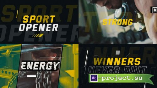 Videohive - Sport Opener - 23251117 - Project for After Effects