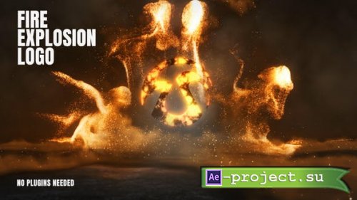  Videohive - Fire Explosion Logo - 25657907 - Project for After Effects