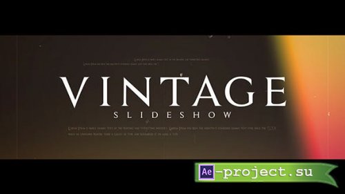 Videohive - Vintage Slideshow - 21234880 - Project for After Effects