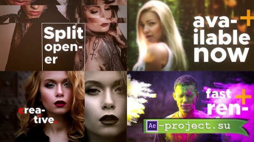 Videohive - Split Opener - 24975260 - Project for After Effects