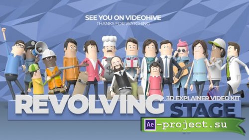 Videohive - 3D Explainer Video Kit: Revolving Stager - 26414078 - Project for After Effects