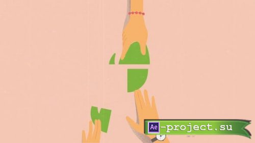 Videohive - Cartoon Hands Logo Reveal - 26409247 - Project for After Effects