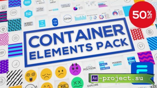 Videohive - Container - Elements Pack - 26607592 - Project & Script for After Effects