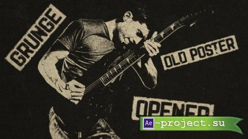 Videohive - Grunge Old Poster Opener - 27578965 - Project for After Effects