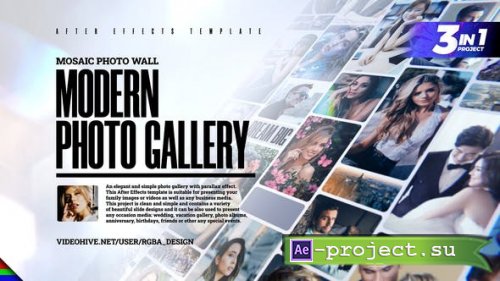 Videohive - Mosaic Photo Gallery - 26539439 - Project for After Effects
