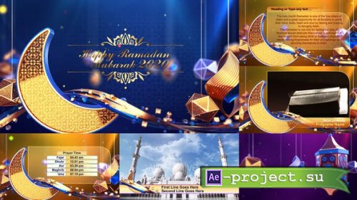 Videohive - Ramadan_Eid_ Broadcast Package / Opener - 26134921 - Project for After Effects