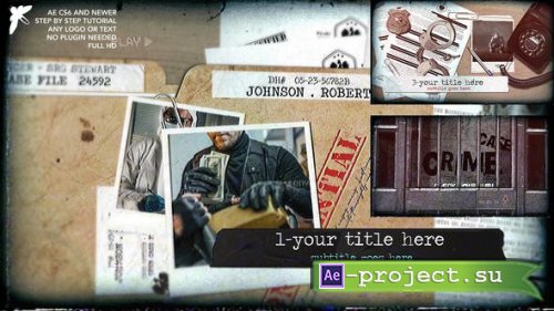 Videohive - Crime Case - 27644992 - Project for After Effects
