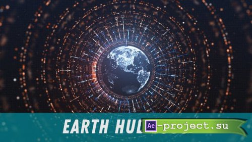 Videohive - Earth HUD Logo - 27636054 - Project for After Effects
