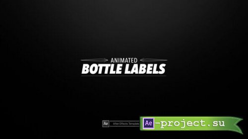 Videohive - Animated Bottle Labels - 26572095 - Project for After Effects