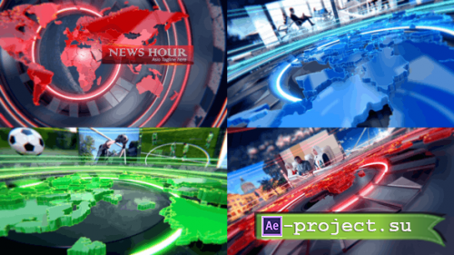 Videohive - News Hour / News Intro - 24392657 - Project for After Effects