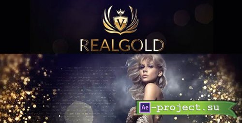 Videohive - Real Gold Slideshow - 21572530 - Project for After Effects