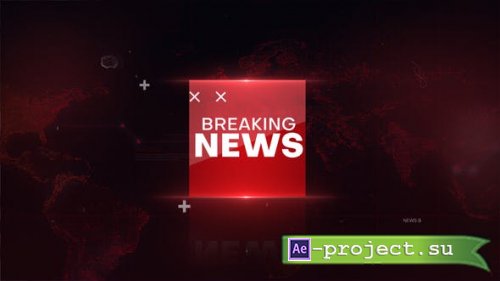 Videohive - Breaking news Intro - 26759245 - Project for After Effects