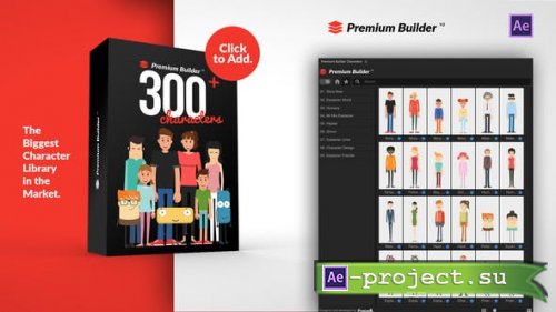 Videohive - PremiumBuilder Characters - 24612692 - Project & Script for After Effects