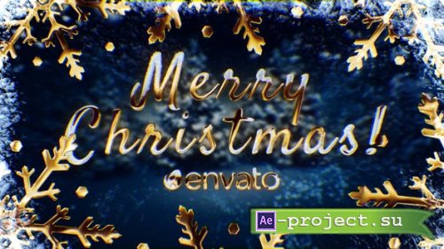 Videohive - Golden Christmas Wishes with Magic Particles - 25114567 - Project for After Effects