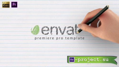 Videohive - Drawing Logo – Premiere Pro - 27800884 - Premiere Pro Templates
