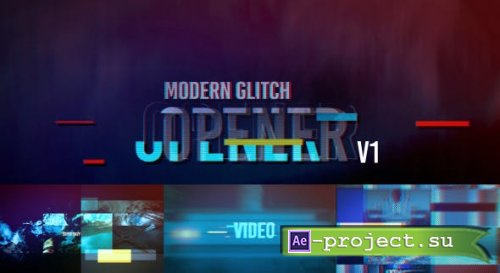Videohive - Glitch Opener V1 - 19656451 - Project for After Effects