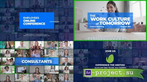 Videohive - Online Meeting Video Conference Promo - 27818218 - Project for After Effects