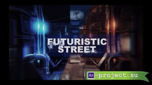 Videohive - 4k Futuristic thechnology street opener - 26876186 - Project for After Effects