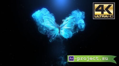 Videohive - Flying Butterfly Logo Reveal 4k - 22799595 - Project for After Effects