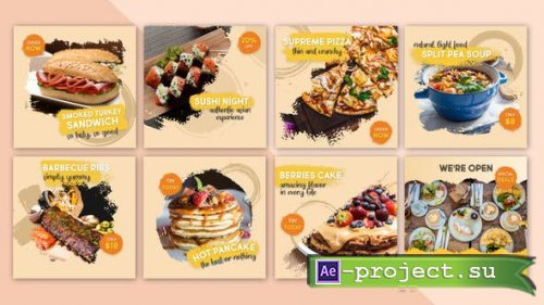 Videohive - Food Social Post V14 - 27856933 - Project for After Effects