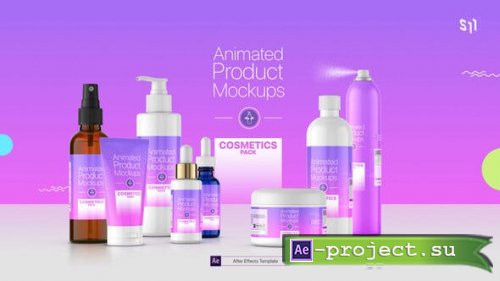 Videohive - Animated Product Mockups - Cosmetics Pack - 25513188 - Project for After Effects