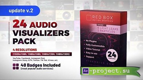 Videohive - Audio Visualizers Pack V2 - 27144986 - Project for After Effects