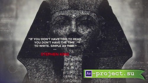 Historical Quotes - Slideshow - Project for After Effects