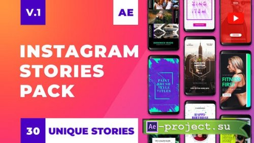 Videohive - Instagram Stories Pack - 22443576 - Project for After Effects