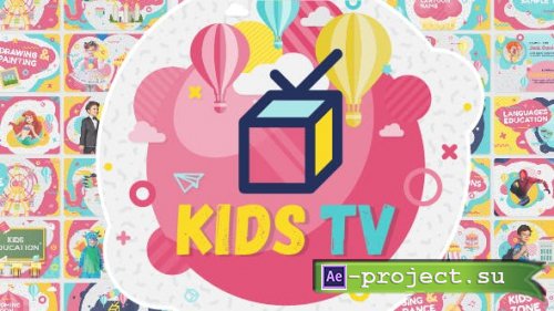 Videohive - Kids Tv - Broadcast / Social Channel Design - 15890764 - Project for After Effects
