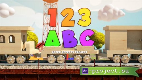Videohive - Children's Train - 27774044 - Project for After Effects