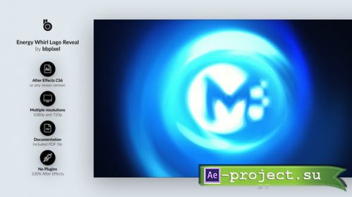 Videohive - Energy Whirl Logo Reveal - 27540429 - Project for After Effects