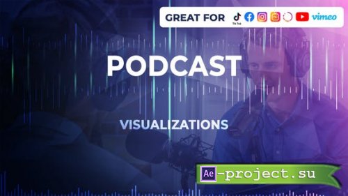 Videohive - Podcast Visualizations - 26390691 - Project for After Effects