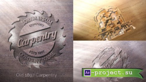 Videohive - Wood Logo - 27845108 - Project for After Effects