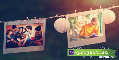Videohive - Hanging Pictures Photo Album - 14634065 - Project for After Effects