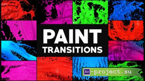 Videohive - Paint Transitions | After Effects - 28002461 - Project for After Effects