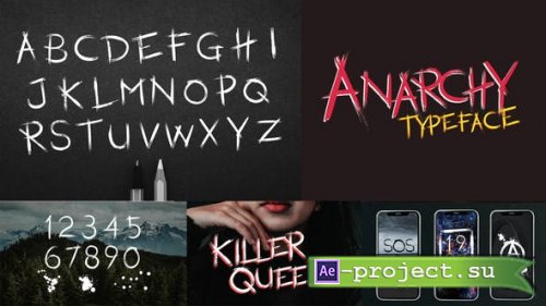 Videohive - Anarchy Animated Typeface - 26449617 - Project for After Effects