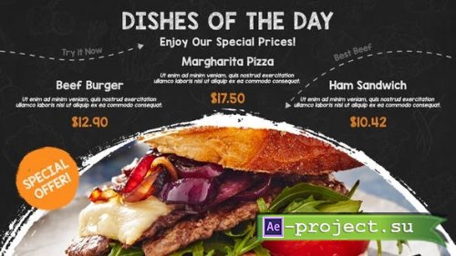 Videohive - Restaurant Food Menu Promo - 28019852 - Project for After Effects