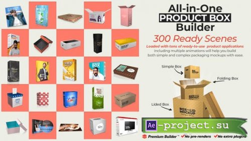 Videohive - All-in-One Product Box Builder - 25901445 - Project & Script for After Effects