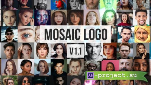 Videohive - Mosaic Photos Logo Reveal - 27907346 - Project for After Effects