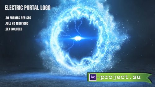 Videohive - Electric Portal Logo - 25956883 - Project for After Effects