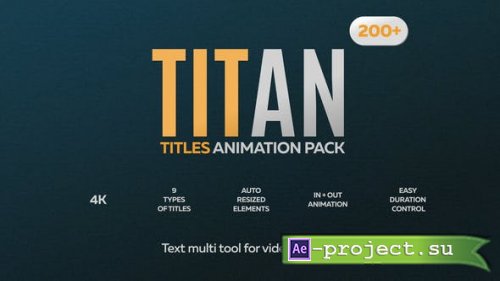 Videohive - 200 Animated Titles Pack for Premiere Pro MOGRT - 28114109