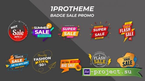 Videohive - Badges Sale Promo V15 - 28141957 - Project for After Effects