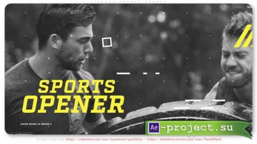Videohive - Fitness Sports Opener - 28115894 - Project for After Effects