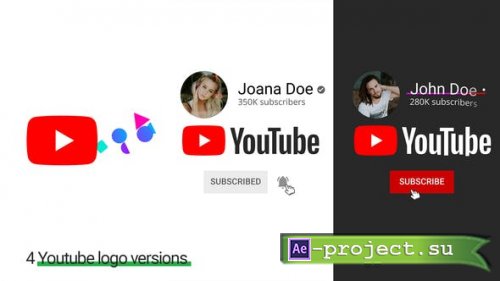 Videohive - Youtube Logo Subscribe - 28118148 - Project for After Effects