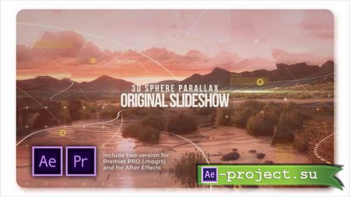 Videohive - 3D Sphere Original Parallax Slideshow - 28155099 - Premiere Pro & After Effects Templates